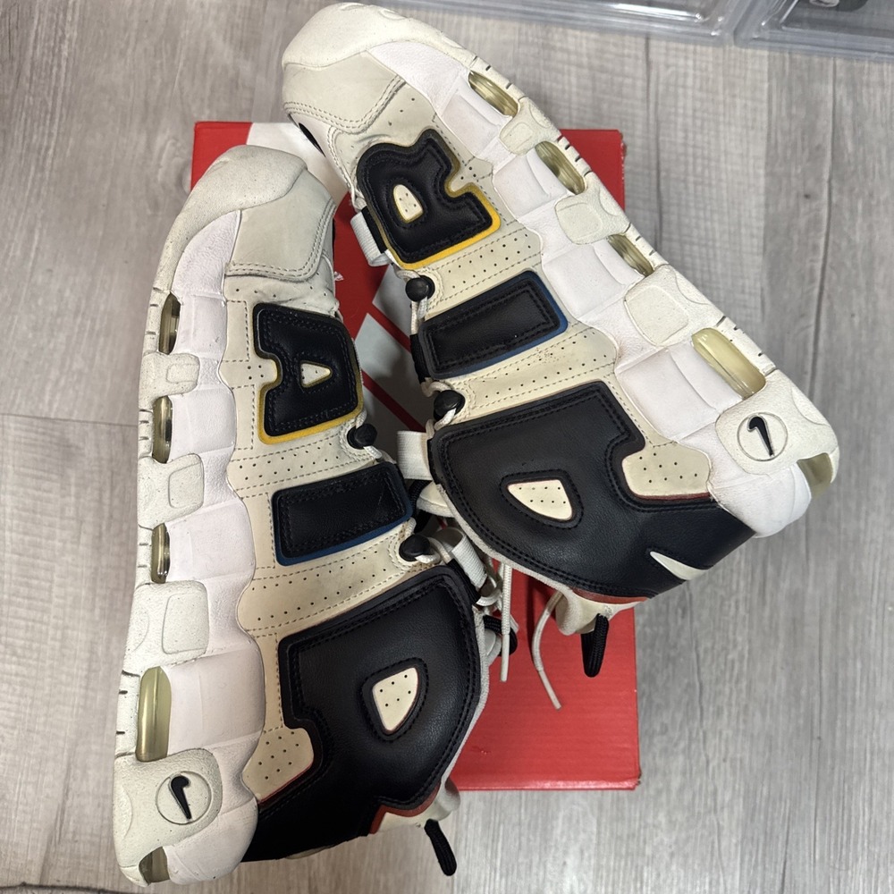 Nike Mens Air More Uptempo 96 Basketball Shoes DM1297-100 size 11 men - Picture 2 of 8
